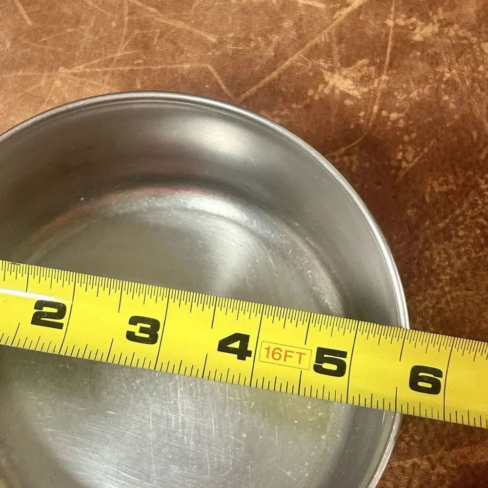 Revere Ware 1 Qt Saucepan Clinton Ill USA Stainless - Copper Bottom